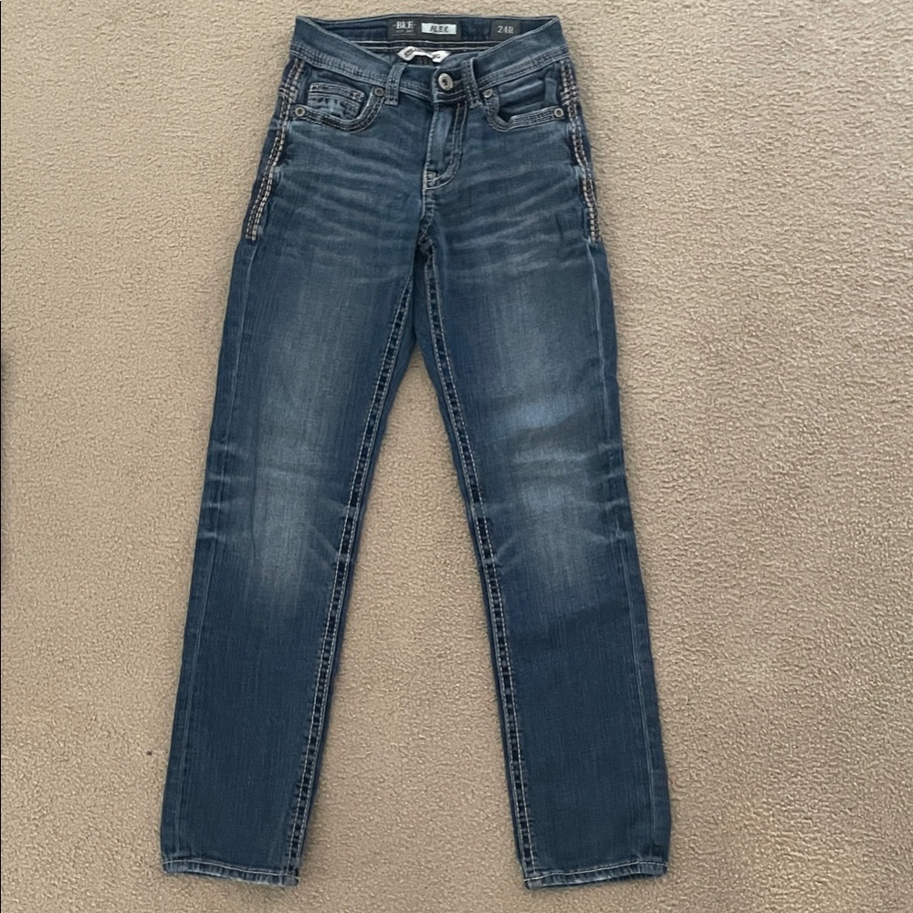 Buckle “ALEC” Skinny Kids Classic Blue Jeans